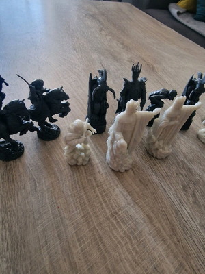 Monster chess figures from 1990 like new, set of ten