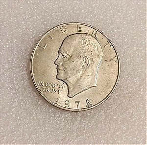 Eisenhower dollar 1972