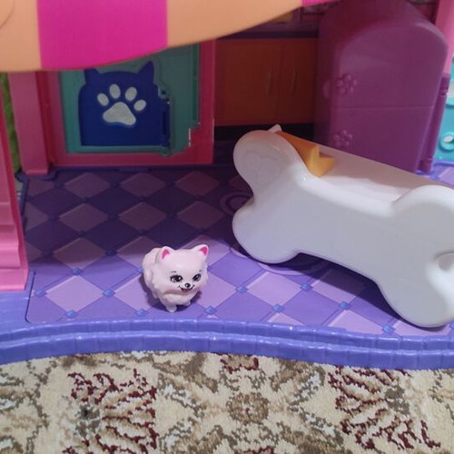 Enchantimals City Tails plastic dollhouse and Enchantimals Mermaid used