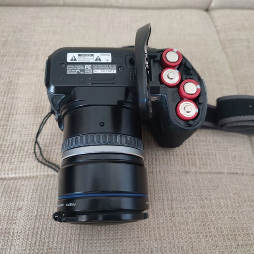 Fujifilm Finepix S5000 camera used with adapter ring and 64MB xD card