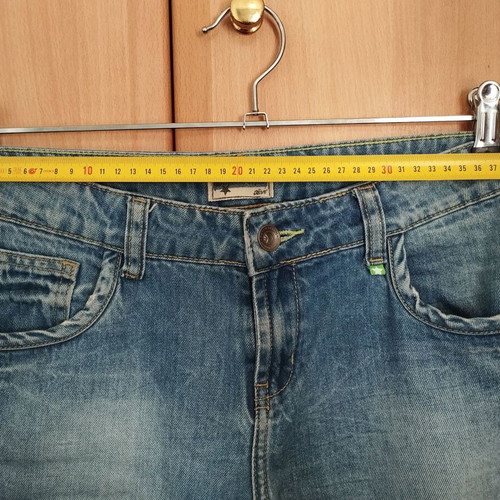 Jeans used light blue straight fit, size S