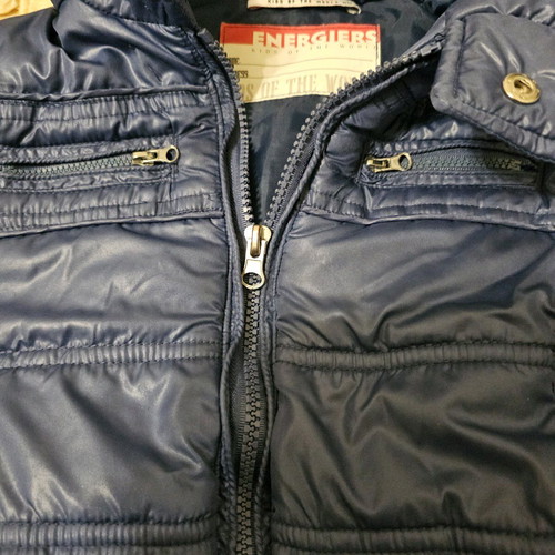 Baby jacket used light blue warm for winter
