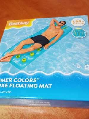 Bestway inflatable floating mat new 1.88m x 0.71m