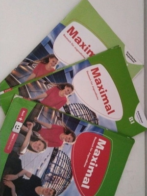 Maximal B1 βιβλίο εκμάθησης γερμανικών σαν καινούργιο