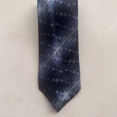 Calvin Klein tie, grey and blue