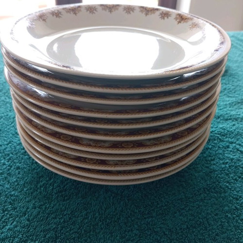 Porcelain plates new, pack of 11, 20 centimeters