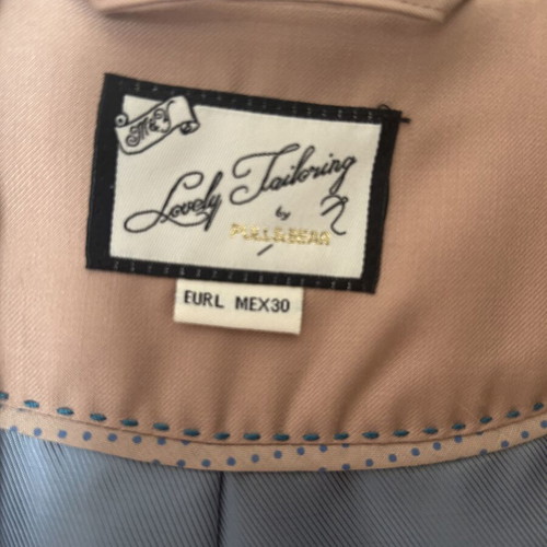 Blazer used, pink nude color by Pull & Bear with blue-gray lining, size L