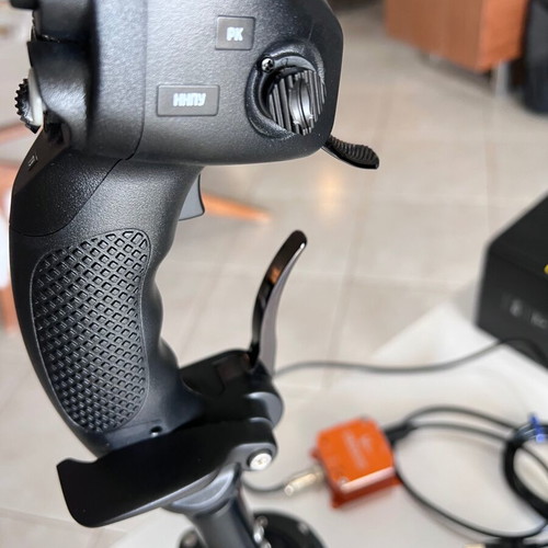 VKB Soviet Fighter MCG Pro Grip joystick with Gunfighter Mk.II and base mount like new