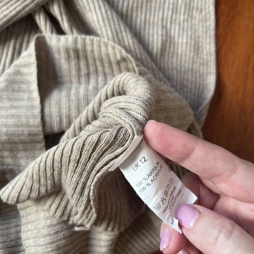 Fashionkilla top like new, beige, size L