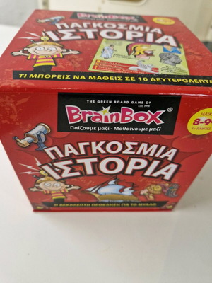 Brain Box World History Board Game like new