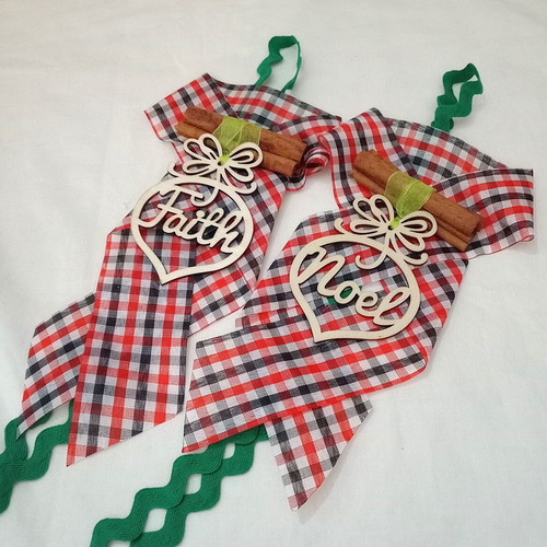 Christmas ornaments set of 2 pieces new