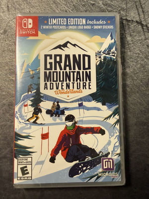 Grand Mountain Adventure Wonderlands Limited Edition Nintendo Switch new sealed