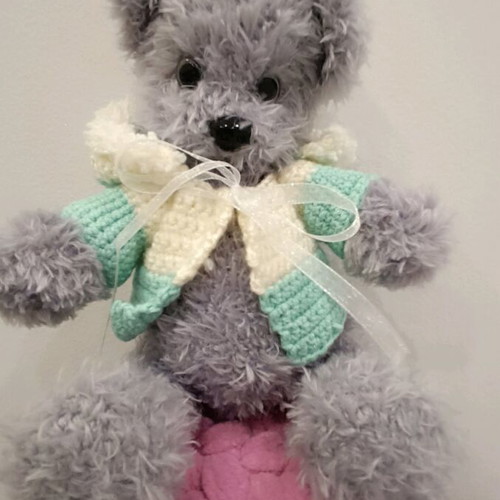 Handmade puppy new with movable head and legs