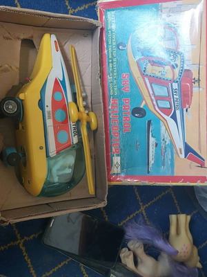 Sky Patrol Daiya Helicopter Japanese excellent with minor wear and crack
