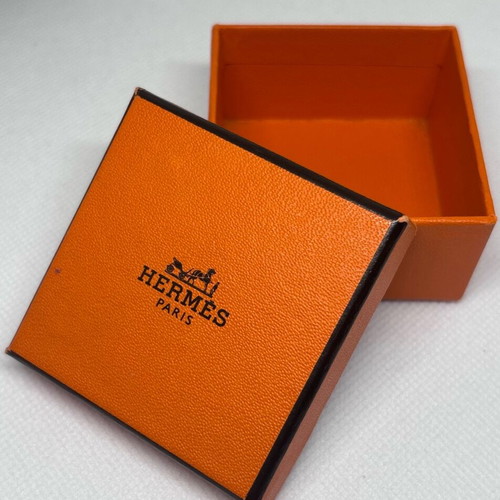 Hermes H silver ring like new