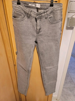 MANGO jeans like new, grey, size 38, slim fit
