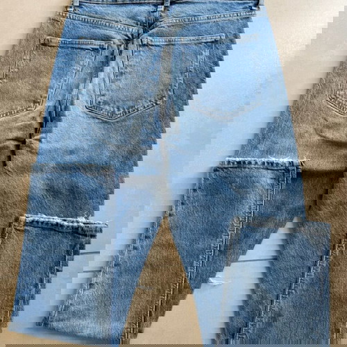 Zara ψηλόμεσο jean με σκισίματα, στενή γραμμή, size 40 σαν καινούργιο