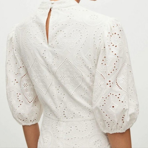 Camila Broderie dress All Saints new, size Large UK12, white