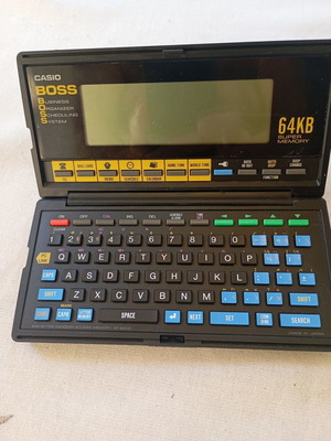 Casio Boss SF 8000 64kb Органайзер като нов, колекционерски от 1989