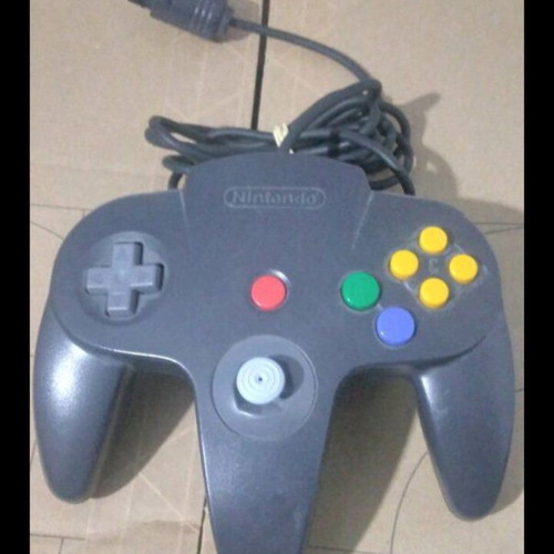 N64 joysticks used, pack of 4, black blue gray