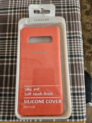 Θήκη σιλικόνης Samsung Galaxy S10 Plus πορτοκαλί καινούργιο