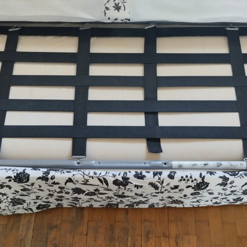 Ikea sofa bed used, rare color, double bed, washable covers