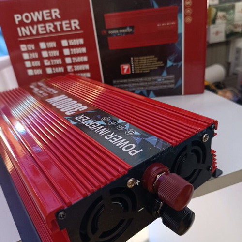 Inverter Αυτοκινήτου 3000W Νέος Μετατροπέας 12V DC σε 230V AC