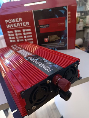 Inverter Αυτοκινήτου 3000W Νέος Μετατροπέας 12V DC σε 230V AC