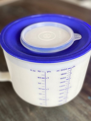 Vintage authentic Tupperware measuring cup unused