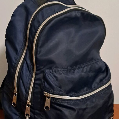 Champion backpack used blue-black with 2 compartments