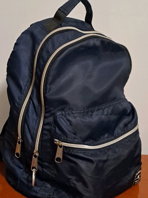 Champion backpack used blue-black with 2 compartments
