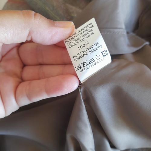 Naf Naf skirt like new, knee-length, gray multicolor, size L