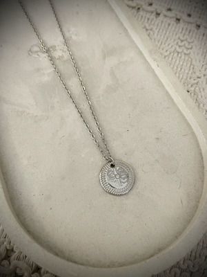 Star pendant new, stainless steel, silver color