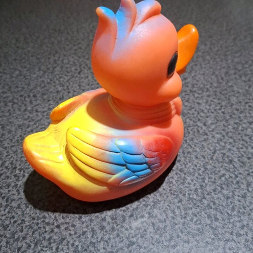 Children's bath figures used, duck and turtle (2 pcs)