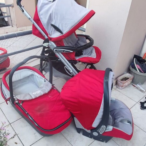 Stroller set used with base and car seat 0-13 kg