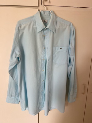Lacoste light blue shirt used, size 40