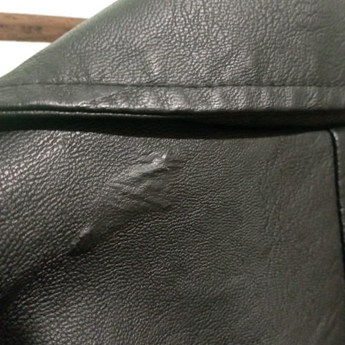 Faux leather jacket used, size 36