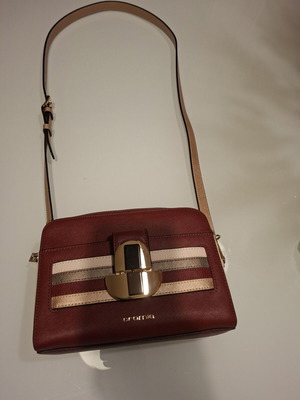 Cromia crossbody bag like new, multicolor leather
