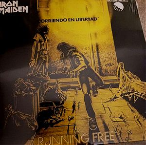 Iron Maiden  Running Free Vinyl, 7", Single, Unofficial Release, colored vinyl numbered 89/200
