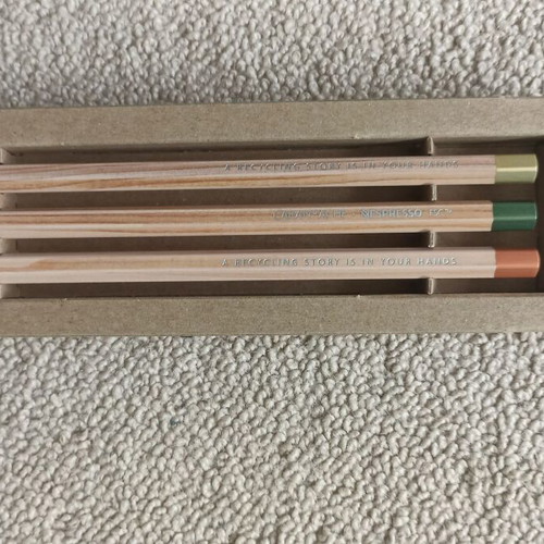 Nespresso Arpeggio capsules pack of 15, new, with 3 pencils gift