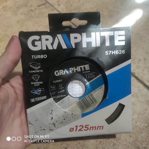 Graphite Diamond Disc Turbo 125mm 57H626 New