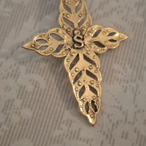 Gold plated cross used