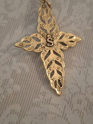 Gold plated cross used