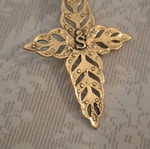 Gold plated cross used