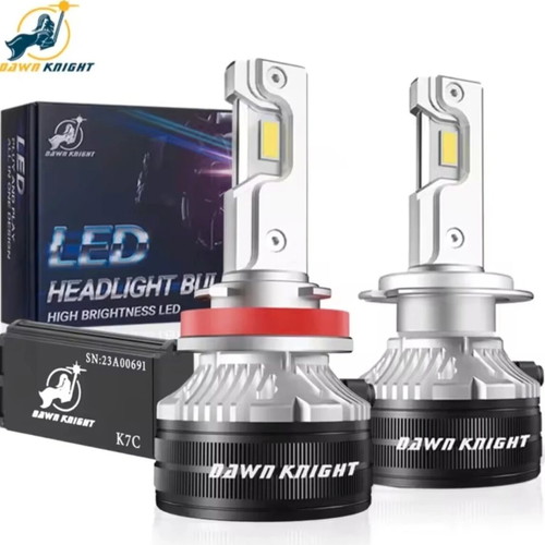 H1 LED Car Bulbs Dawn Knight K7C New 150W 6500K Set of 2