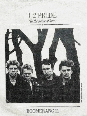 U2 vinyl record Pride used, rock