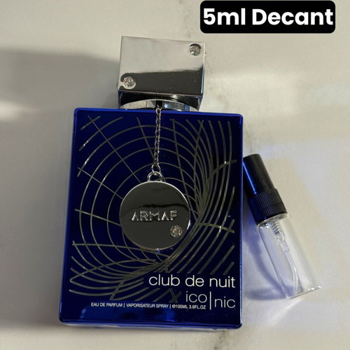 Armaf Club De Nuit Iconic Eau de Parfum 5ml decant like new