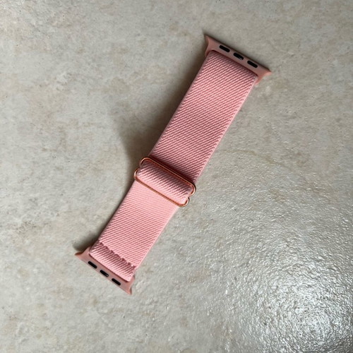 Elastic strap for Apple Watch 42 44 45 49 mm pink new