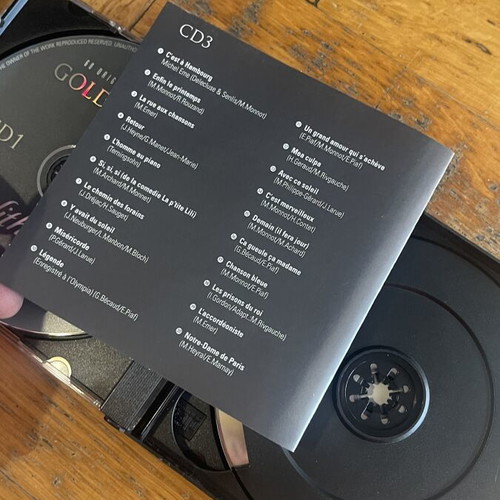 Edith Piaf Golden Hits 3 CD box set, 60 original recordings