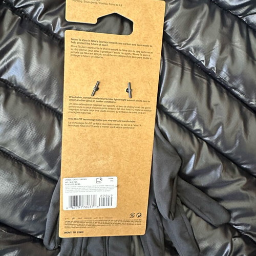 Nike reflective gloves black new